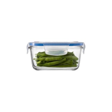 Super-Block Square Glass Container Large (17x17x8.5cm)