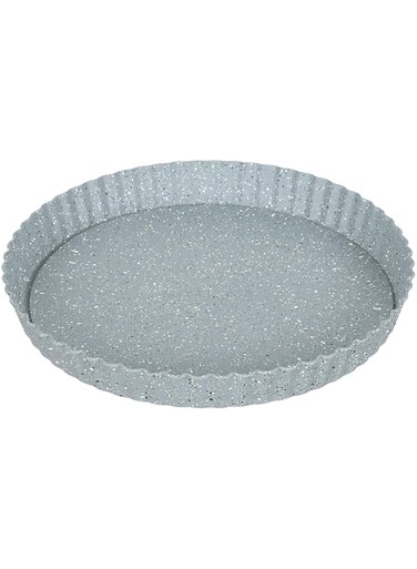 Marble Granite Tart Mold, 28 cm - Grey