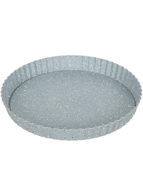Marble Granite Tart Mold, 28 cm - Grey