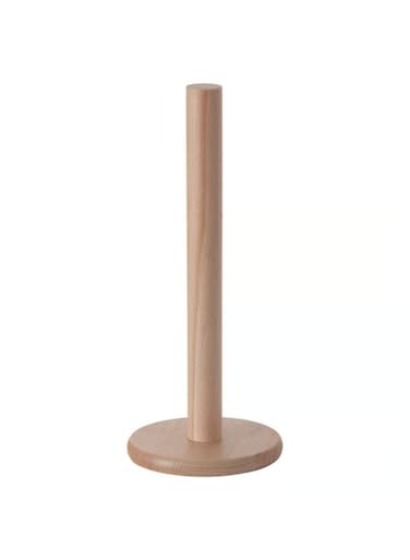 Kitchen Roll Holder, Solid Beech, Freestanding