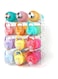 DOOKOO Stackable Water Bottle Organizer for Cabinet, 4 Pack Water Bottle Storage Rack, Kitchen Pantry Organization and Storage Shelf, Fridge Water Bottle Holder for Wine Drink, Tumbler (4)