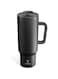 Meoky 40 oz Tumbler with Handle and Flip Straw, 100% Leakproof Tumbler with Lid and Straw, Stainless Steel Insulated Cup, Cupholder Friendly, Keeps Cold for 34 Hours (Night)