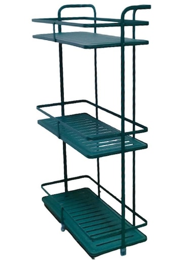 3-Tier Assembled Metal Bathroom Kitchen Storage Shelf Rack