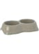 Moderna Double Smarty Pet Bowl, 2 X 330 ml, Warm Grey