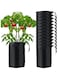 Blackout Sleeves For Ball Mason Jars 32 Oz, 12pcs Black Wide Mouth Mason Jar Grow Cover, Hydroponic Container Sheath, Sprouting Jars Sleeves For Help Plants Grow Healthily, Washable And Reusable