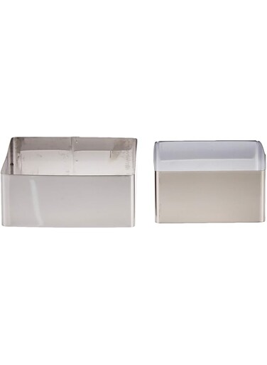 HARMONY 2PC SET SS COOKIE CUTTER SQUARE