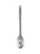 Hollow Handle Slotted Spoon Silver