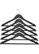 HANGER WOODEN 6 PCS SET BLACK