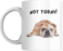 Not Today Lazy Bulldog Funny Coffee Mug, 11oz Ceramic Mug for Dog Lovers, Gift for Bulldog Owner, Fan, Lazy Person, Friend, Family