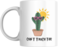 Funny Can't Touch This Cactus Coffee Mug, 11oz, White, Gift for Cactus Lover