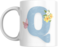 Floral Butterfly Alphabet Coffee Mug, Select Your Alphabet Letter, Gift for Women (Q)