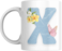 Floral Butterfly Alphabet Coffee Mug, Select Your Alphabet Letter, Gift for Women (X)