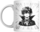 Kaiju Anime Coffee Mug, White, Vampire Manga Design
