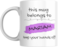 This Mug Belongs to Me, Keep Your Hands Off! Coffee Mug, 11oz, Variety of Names to Choose From, For Home or Office (MARIAM - PURPLE)