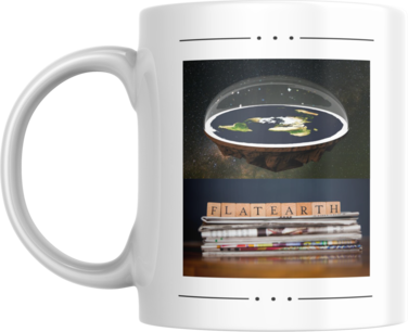 Flat Earth Coffee mug, Gift for Consiracy Theorist, Flat Earther