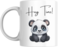 Panda Hug Time Coffee Mug, 11oz, Cute Design Gift for Friends, Family on Birthdays, Holidays