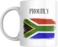 Proudly South African Flag Coffee Mug, 11oz, Gift for Family, Friends, Work Colleagues