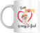 True Love Is Easy Coffee Mug - For Dog Lovers, Puppy Lovers, Pet Owners. Gift Cup for Coffee, Tea.