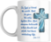 Inspirational Christian Coffee Mug, John 3:16, Gift for Friend, Family, Man, Woman, Christian