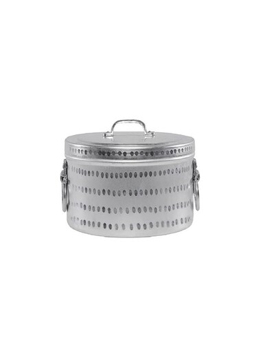 Pure Aluminium Mandi Biryani Cooking Pot Or Steamer Pot silver 35cm