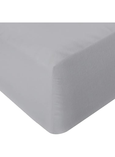 Xclusives Queen Size Fitted Sheet (150 cm x 200 cm) &acirc;&euro;&ldquo; 40cm Deep Pocket Bed Sheet &acirc;&euro;&ldquo; Soft Microfiber &acirc;&euro;&ldquo; Shrink Resistant Bed Sheet &acirc;&euro;&ldquo; 1 Fitted Bed Sheet Only (Grey)