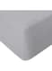 Xclusives Queen Size Fitted Sheet (150 cm x 200 cm) &acirc;&euro;&ldquo; 40cm Deep Pocket Bed Sheet &acirc;&euro;&ldquo; Soft Microfiber &acirc;&euro;&ldquo; Shrink Resistant Bed Sheet &acirc;&euro;&ldquo; 1 Fitted Bed Sheet Only (Grey)