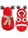 Aimondow Pet Dog Christmas Clothes Costume, Xmas Holiday Santa Warm Soft Puppy Sweater, Christmas Party Cosplay Costumes for Small Medium Dogs and Cats (Reindeer, Large)