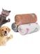 ELECDON Dog Blankets for Small Dogs, Soft Fluffy Fleece Pet Blanket with Paw Print Pattern, Warm Sleep Mat for Puppy, Kitten, Dog, Cat, Cozy Doggy Mat, 3 Pack, Gray