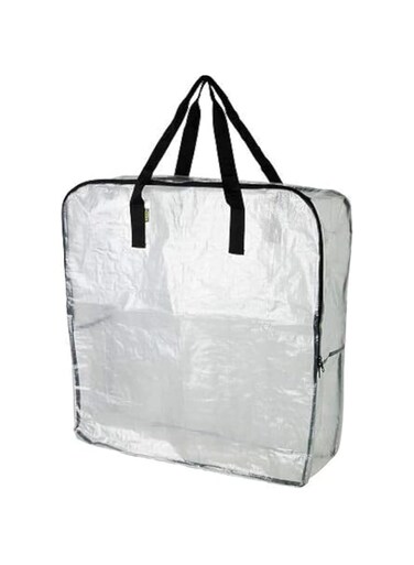Ikea Storage Bag, Transparent, 65 x 22 x 65 cm,Protects Contents Against Moisture and Dirt. Polyester