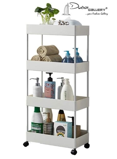New multi-layer storage cart home storage shelves portable shelves rolling cart wheels for bathroom organizer