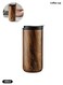 Stainless Steel Ceramic Inner Coating Insulated Coffee Mug, Insulated Travel Coffee Cup with Lid, Car water cup, Spill Proof, for Hot Cold Drinks, 400ml