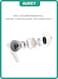 Aukey EP-M4 Move Vibe True Wireless Earbuds - White