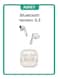 Aukey EP-M4 Move Vibe True Wireless Earbuds - White