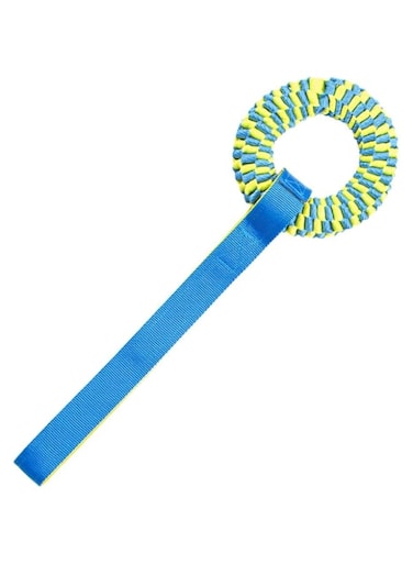 duvoplus Duvo Supa' Nylon Tug Hoop 50 x 15cm - Blue/Yellow