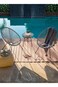 GAIA HOME Outdoor Balcony Furniture Set Grey &ndash; 3 Piece PE Patio Bistro Set