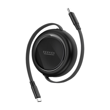 SEEKEN 100W RETRACTABLE C-C CABLE   Fast Charging   Braided Cable   Premium Design.