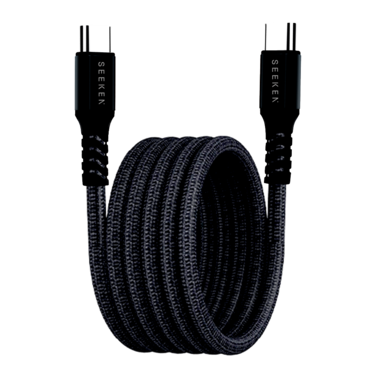 SEEKEN 60W MAGNETIC BRAIDED CABLE   Fast Charging   Braided Cable   Premium Design.