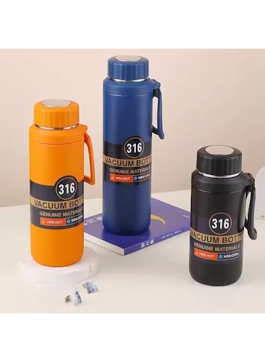 souqoon- New Custom 600/800/1000ml insulation vacuum thermos flasks stainless steel insulated water bottle for sports