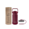 Loch 420ml (14 Oz) Monochrome Water Bottle Maroon Red