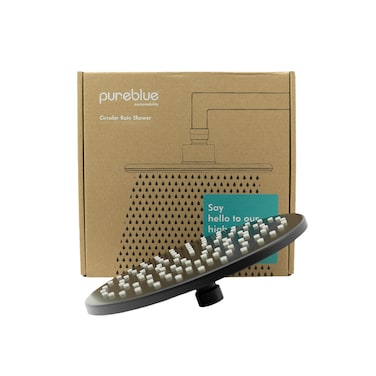 رأس دش مطري أزرق نقي أسود