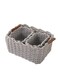 Rope Woven Storage Baskets   Set of 3 for Toys, Clothes &amp; Bathroom