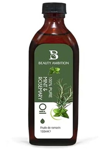 Beauty Ambition Mint &amp; Rosemary Oil for Hair Strengthening &amp; Scalp Care, 150ml