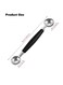 Double-Sided Fruit Melon Baller Spoon, 2 in 1 Stainless Steel Melon Ballers Melon Scoop for Watermelon Cantaloupe Ice Cream