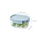 LocknLock Classic Plus Rectangle Food Container 385ml (PACK of 2) &ndash; Mint, Airtight Leakproof, BPA-Free, Microwave &amp; Freezer Safe