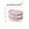 LocknLock Classic Plus Rectangle Food Container 910ml (PACK of 2) &ndash; Pink, Airtight Leakproof, BPA-Free, Microwave &amp; Freezer Safe