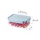 LocknLock Classic Plus Rectangle Food Container 1.65L (PACK of 2) &ndash; Mint, Airtight Leakproof, BPA-Free, Microwave &amp; Freezer Safe