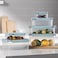 LocknLock Classic Plus Rectangle Food Container 385ml (PACK of 3) &ndash; Mint, Airtight Leakproof, BPA-Free, Microwave &amp; Freezer Safe