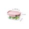LocknLock Classic Plus Rectangle Food Container 385ml (PACK of 3) &ndash; Pink, Airtight Leakproof, BPA-Free, Microwave &amp; Freezer Safe