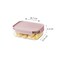 LocknLock Classic Plus Rectangle Food Container 420ml (PACK of 3) &ndash; Pink, Airtight Leakproof, BPA-Free, Microwave &amp; Freezer Safe