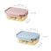 LocknLock Classic Plus Rectangle Food Container 420ml (PACK of 2) &ndash; Airtight Leakproof, BPA-Free, Microwave &amp; Freezer Safe